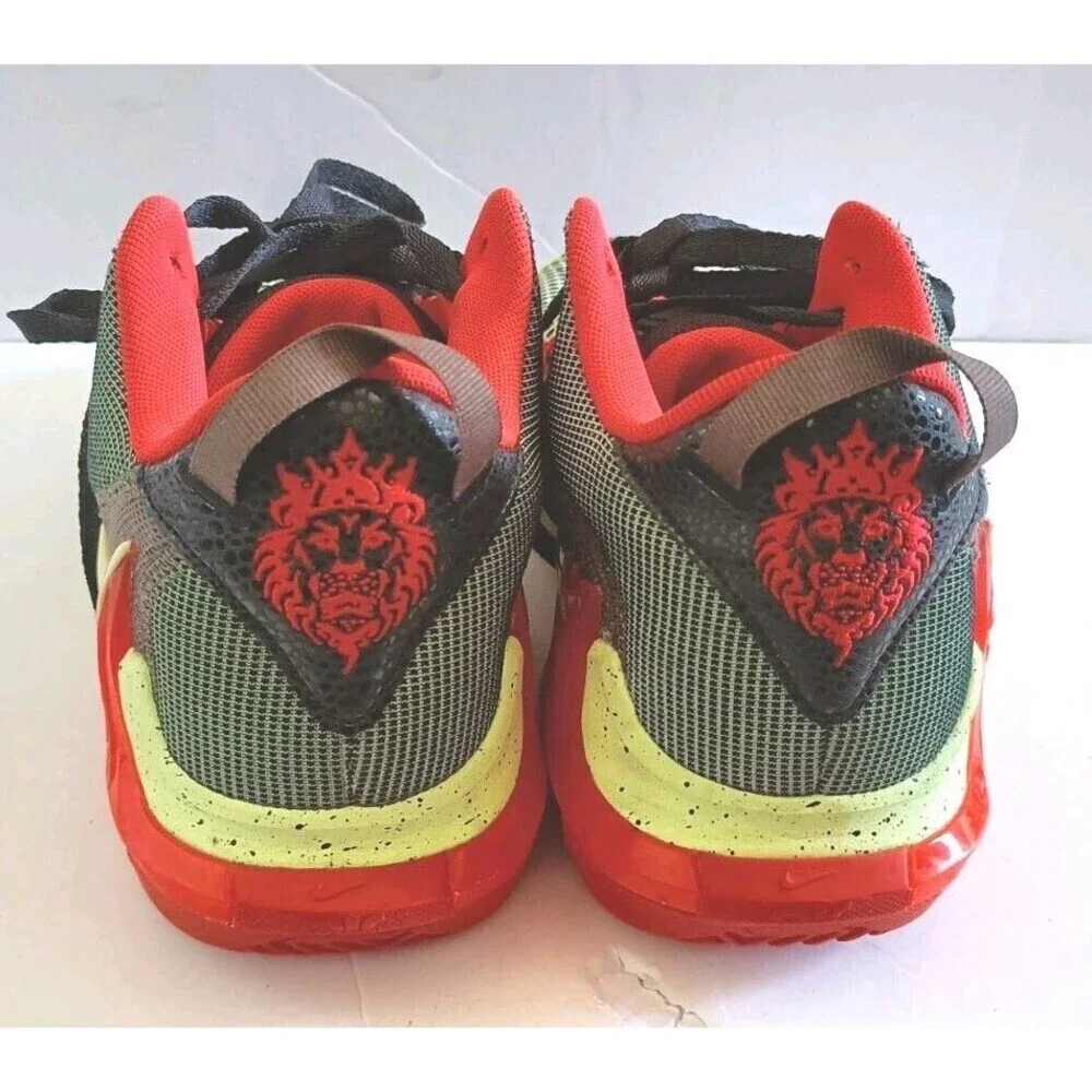 Nike LeBron Witness 7 Sneakers Men's Size 8 Alligator Volt Crimson DM1123 001